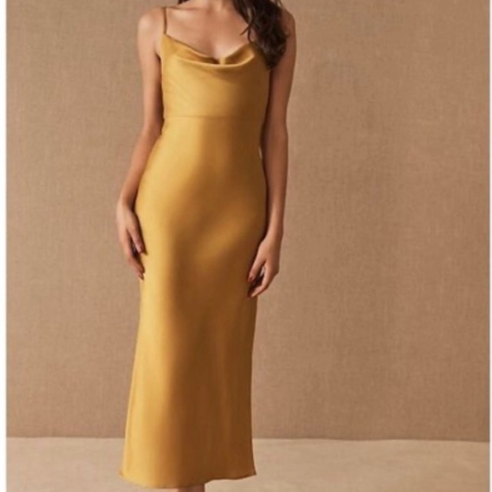 Sleek Tan Dress by Sachin & Babi